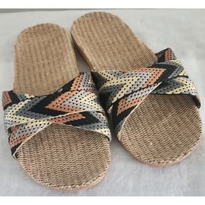 Crazy Comfy Mystery Sandals Woven Upper Rubber Sole See Measurements to Size EUC